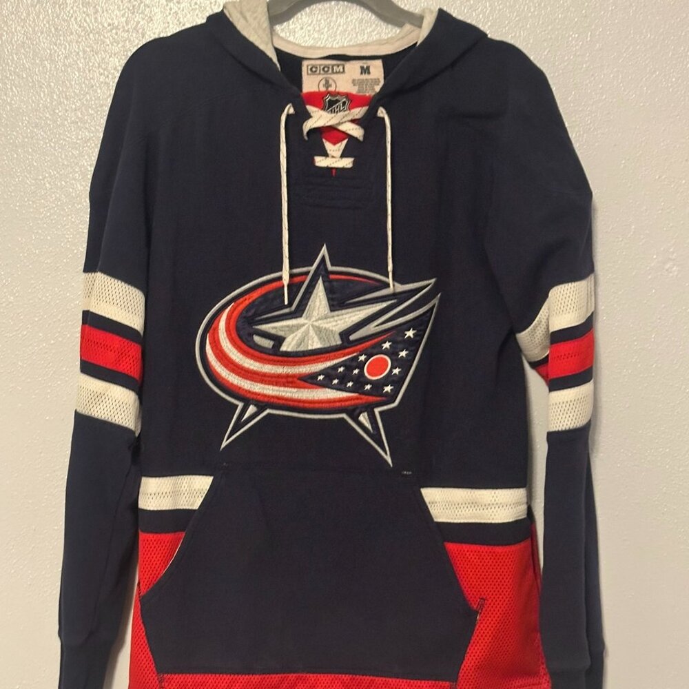 CCM NHL Columbus Blue Jackets Hooded Sweatshirt